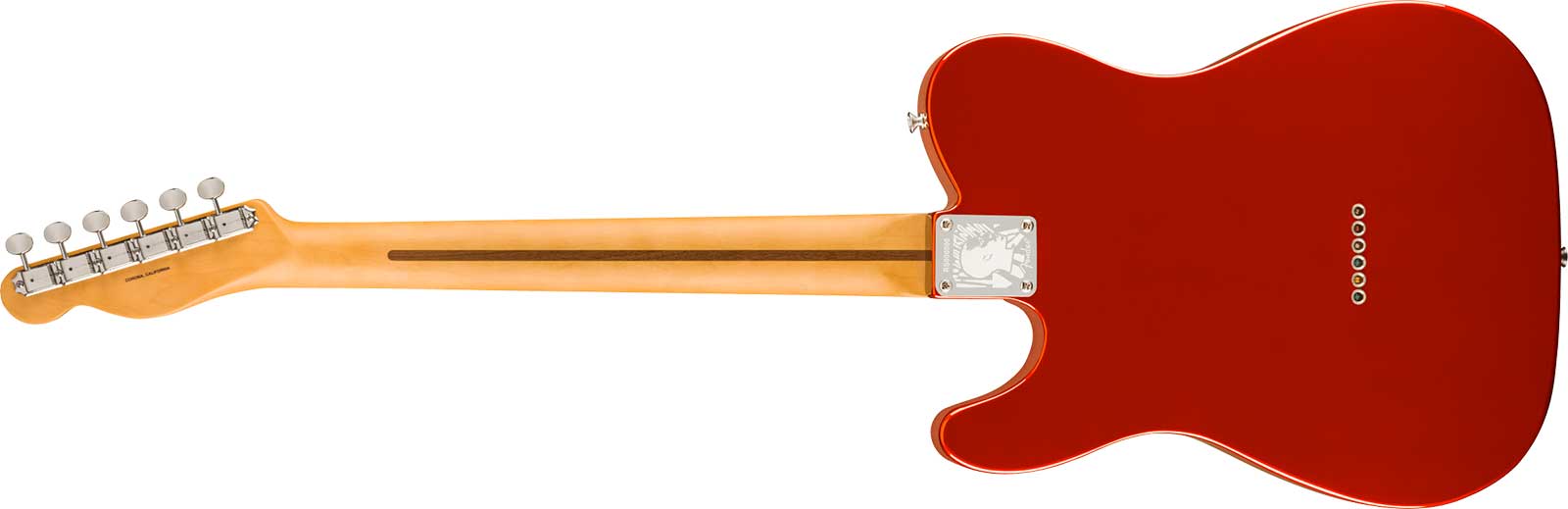 Fender Rafael Saadiq Tele Ltd Signature Usa 2s Ht Rw - Dark Metallic Red - Guitare Électrique Signature - Variation 1