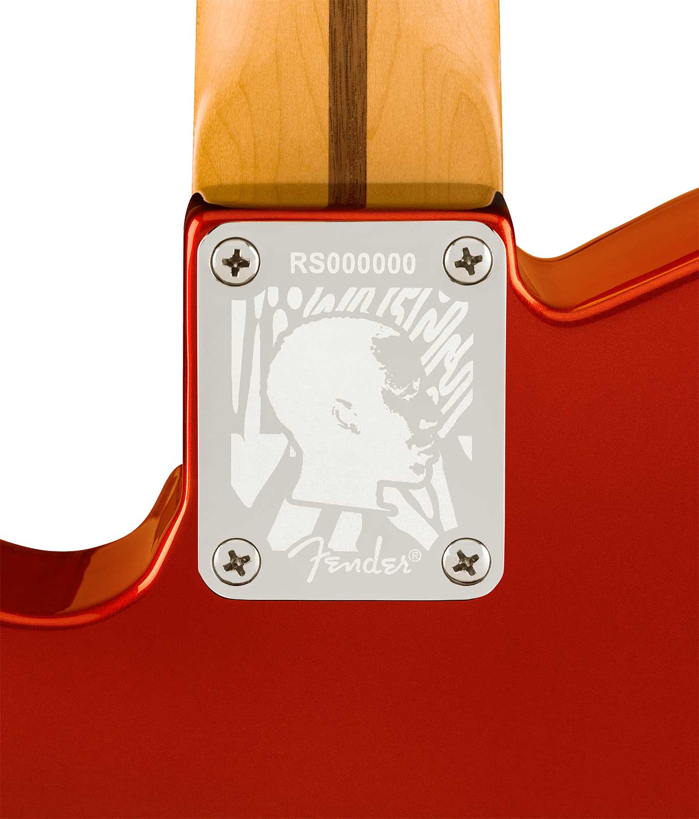 Fender Rafael Saadiq Tele Ltd Signature Usa 2s Ht Rw - Dark Metallic Red - Guitare Électrique Signature - Variation 4