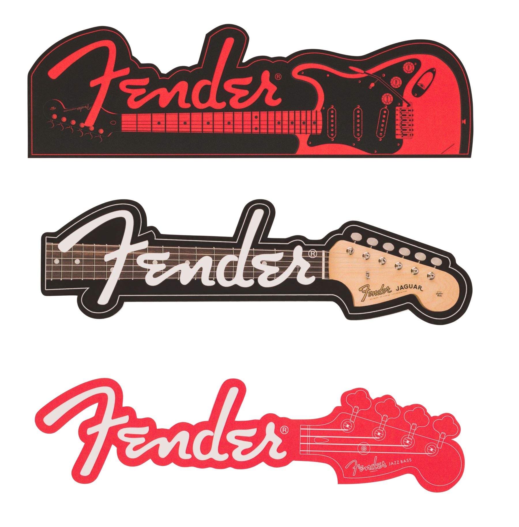 Fender Signets, Lot De 3 - Planche À DÉcouper - Variation 1