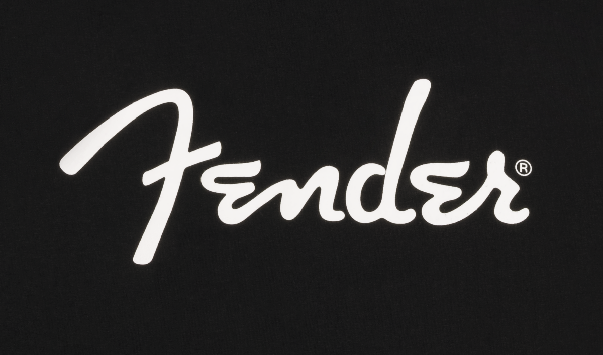 Fender Spaghetti Logo Long-sleeve - Black - L - T-shirt - Variation 1