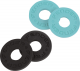 Strap Blocks 4-Pack - Black & Daphne Blue