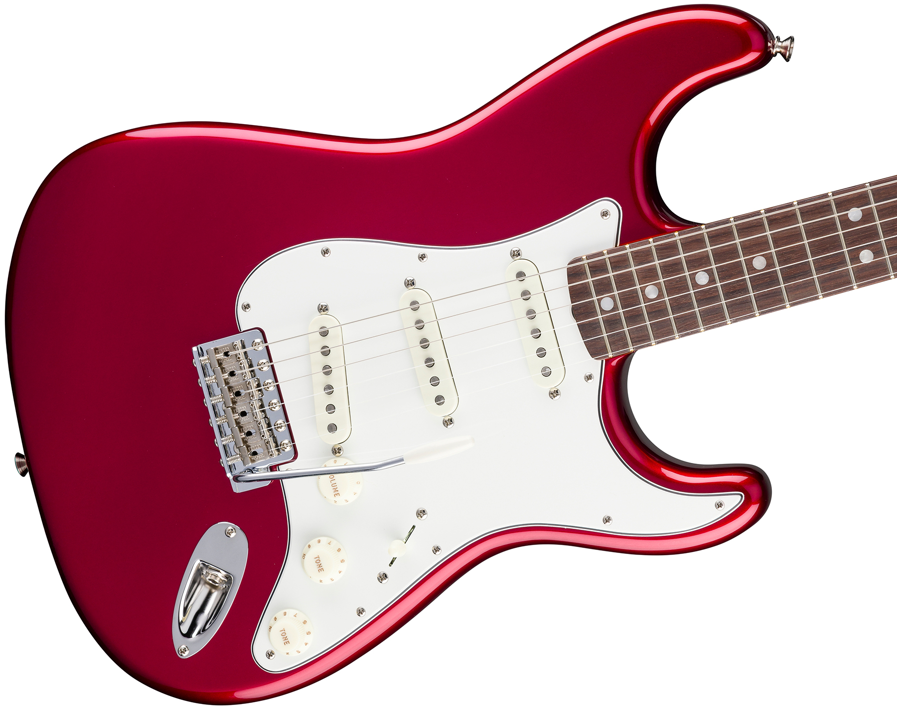 Fender Strat 1965 American Vintage Ii Usa 3s Trem Rw - Candy Apple Red - Guitare Électrique Forme Str - Variation 2