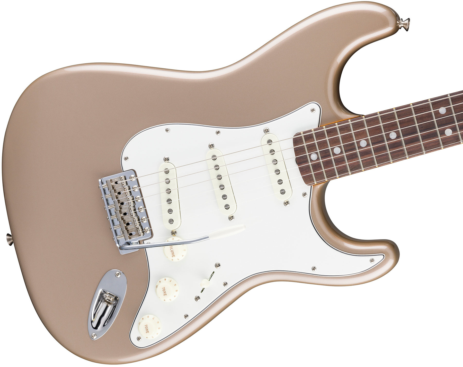 Fender Strat 1965 American Vintage Ii Usa 3s Trem Rw - Shoreline Gold - Guitare Électrique Forme Str - Variation 2