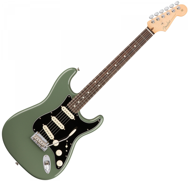 american professional stratocaster olive