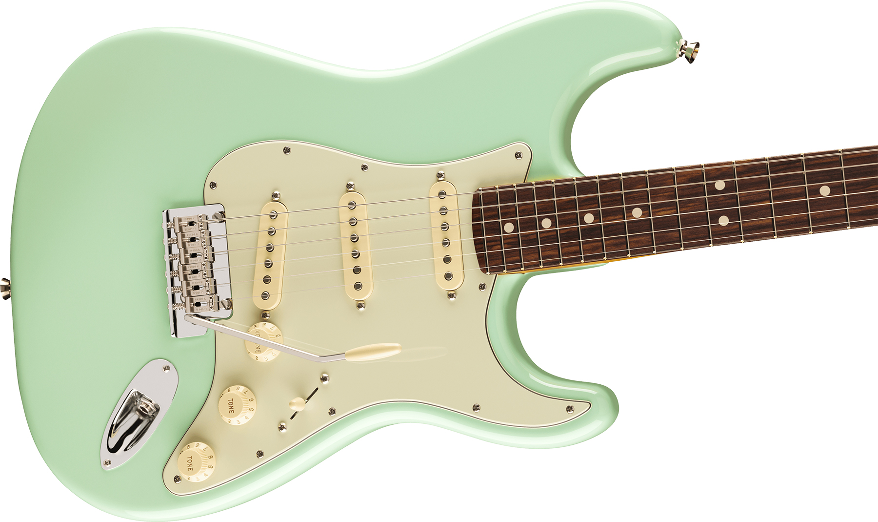 Fender Strat American Professional Ii Ltd Usa 3s Trem Rw - Surf Green - Guitare Électrique Forme Str - Variation 1