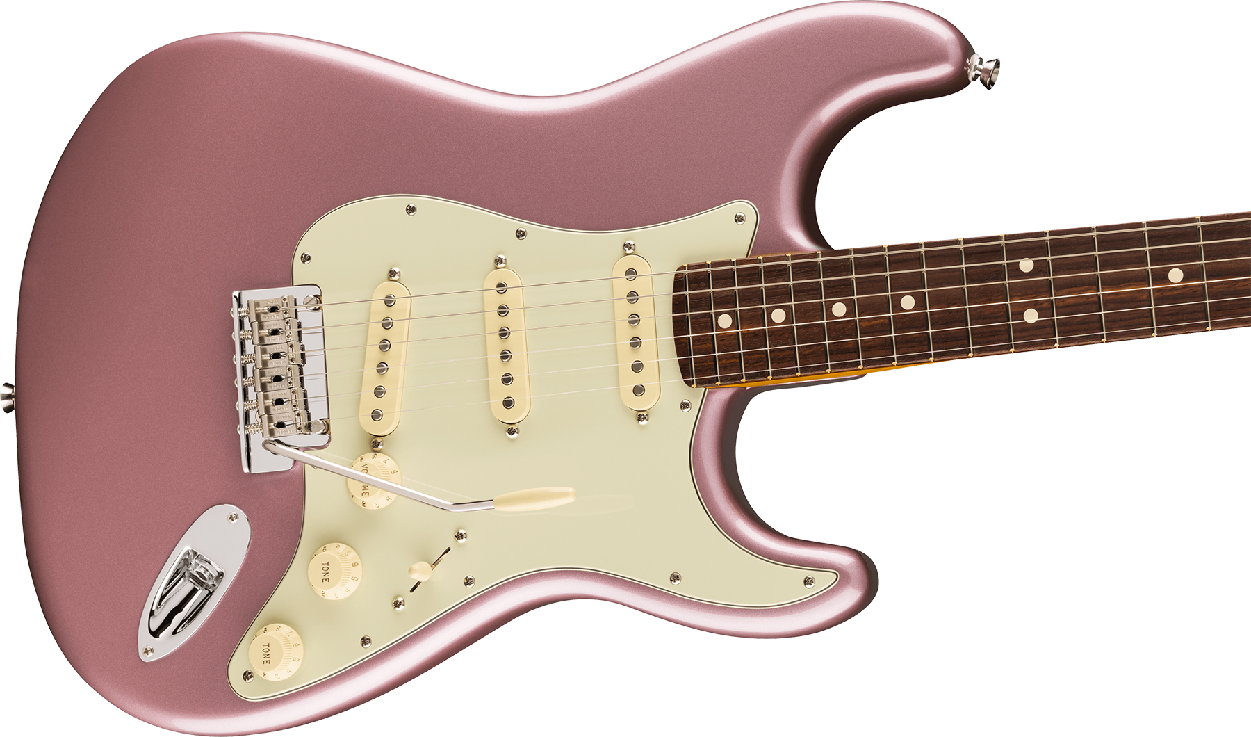 Fender Strat American Professional Ii Ltd Usa 3s Trem Rw - Burgundy Mist Metallic - Guitare Électrique Forme Str - Variation 2