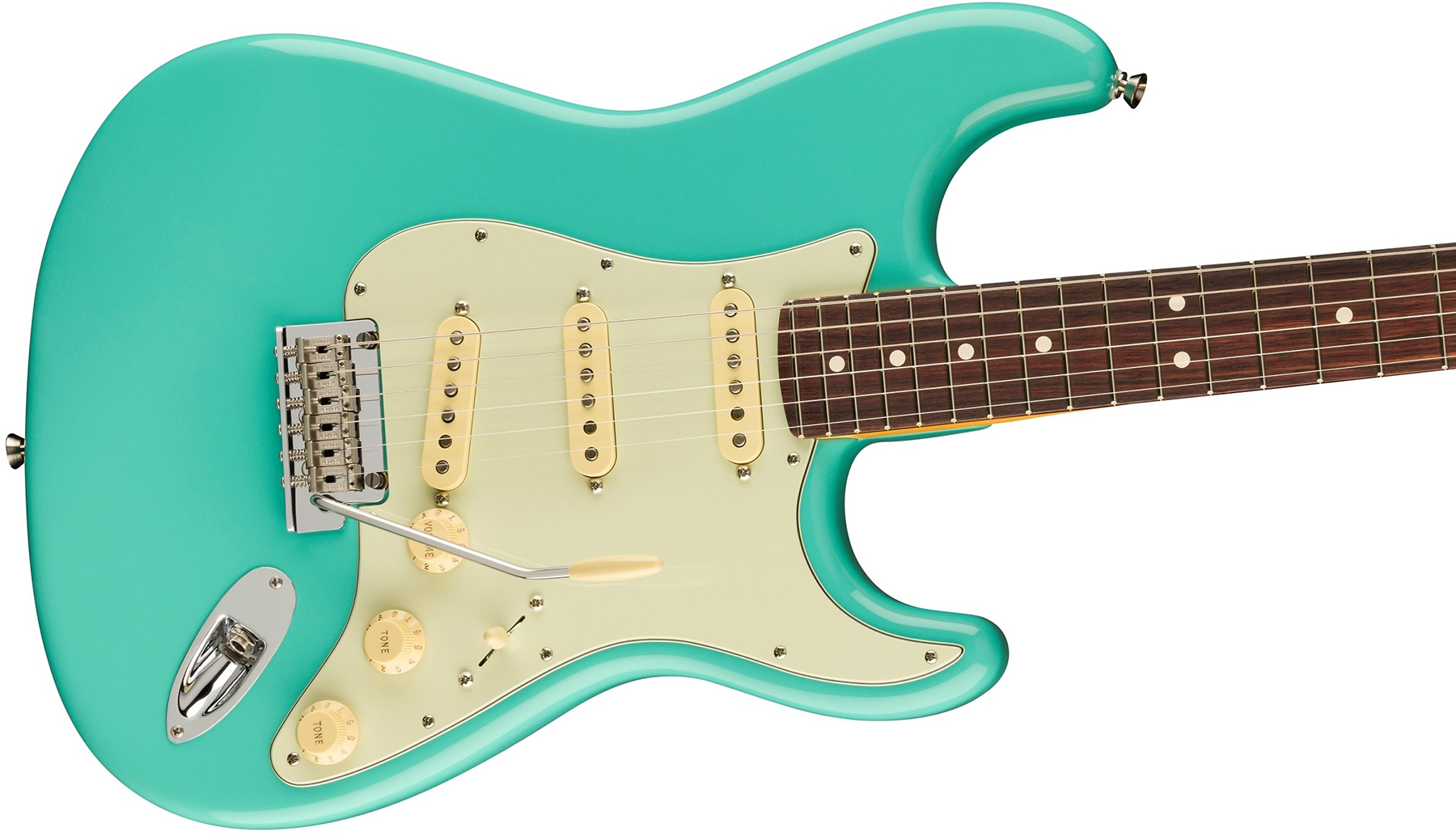 Fender Strat American Professional Ii Ltd Usa 3s Trem Rw - Sea Foam Green - Guitare Électrique Forme Str - Variation 2