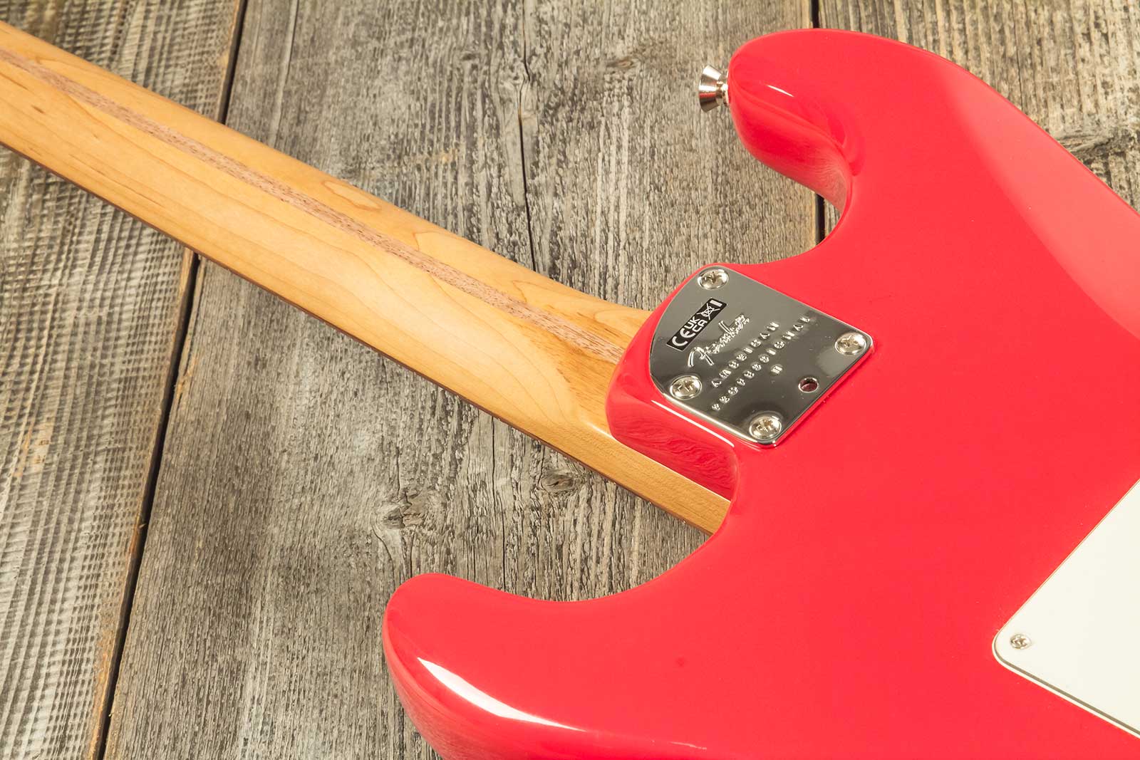 Fender Strat American Professional Ii Ltd Usa 3s Trem Rw - Fiesta Red - Guitare Électrique Forme Str - Variation 8