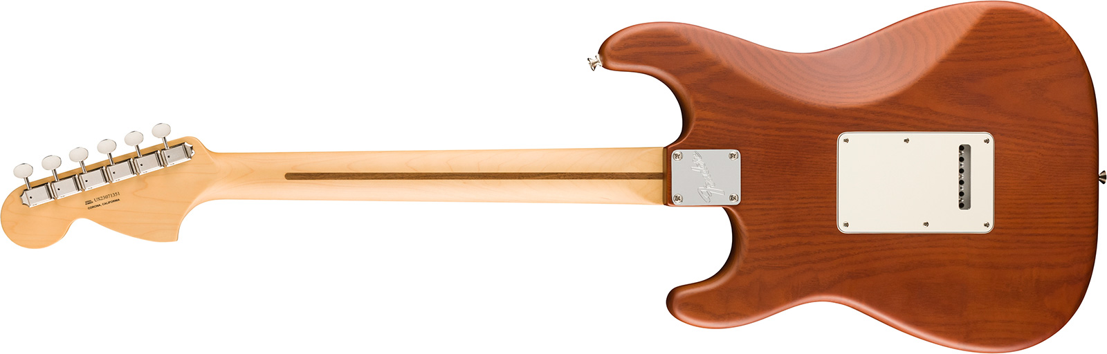 Fender Strat American Timber Performer Fsr Ltd Usa 3s Rw - Mocha - Guitare Électrique Forme Str - Variation 1