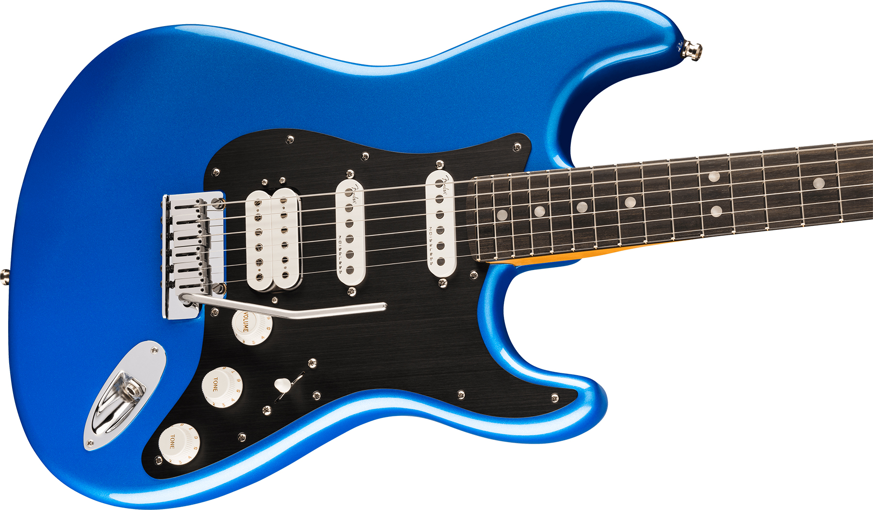 Fender Strat American Ultra Ii Hss Usa Trem Eb - Noble Blue - Guitare Électrique Forme Str - Variation 2