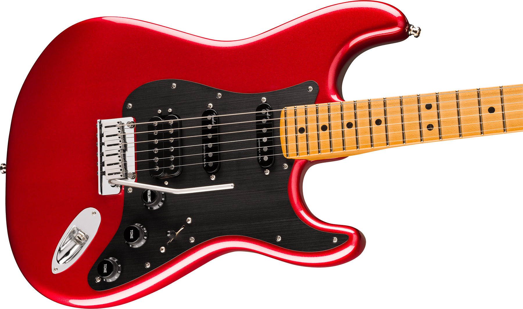 Fender Strat American Ultra Ii Hss Usa Trem Mn - Sinister Red - Guitare Électrique Forme Str - Variation 2