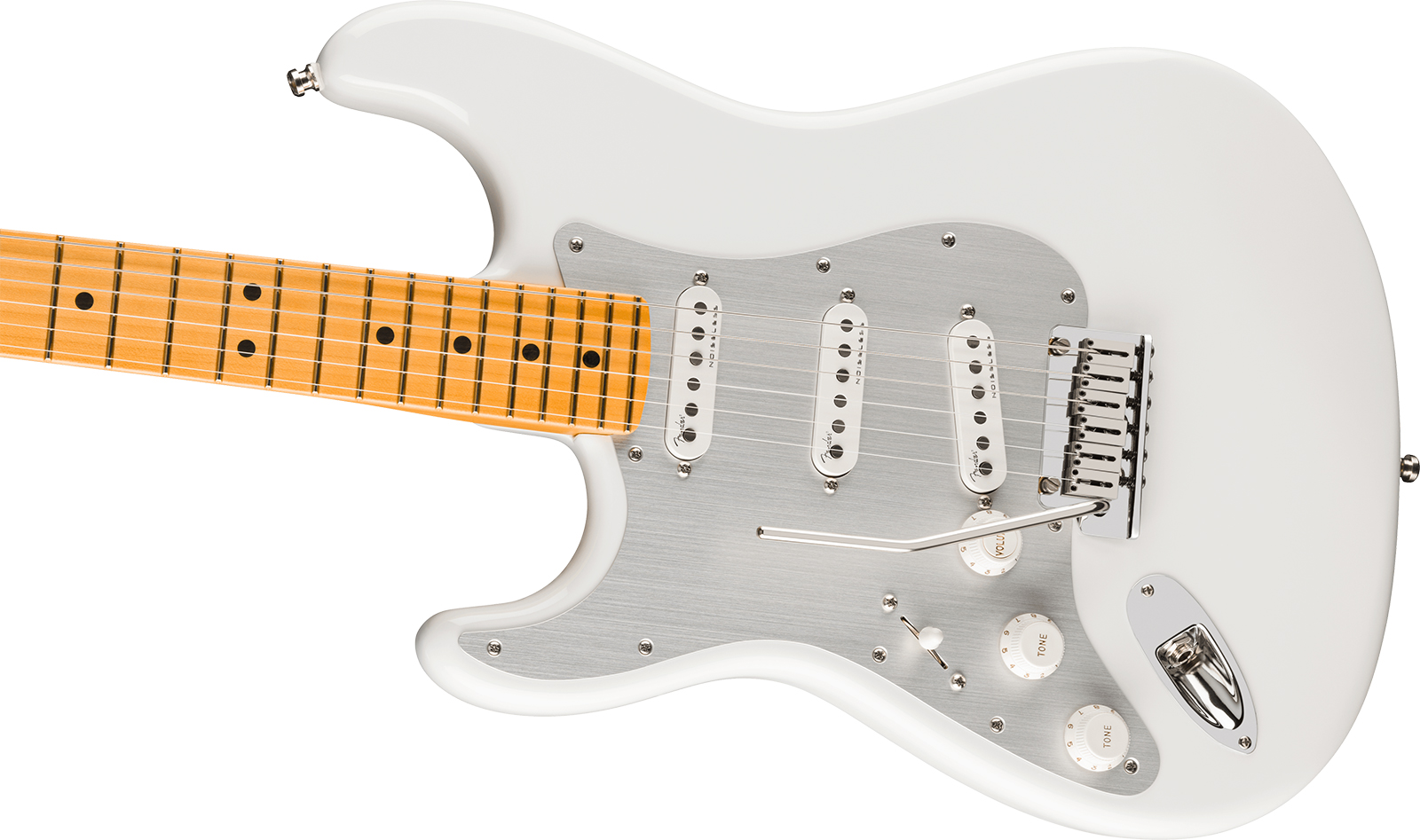 Fender Strat American Ultra Ii Lh Usa Gaucher Trem 3s Mn - Avalanche - Guitare Électrique Forme Str - Variation 2