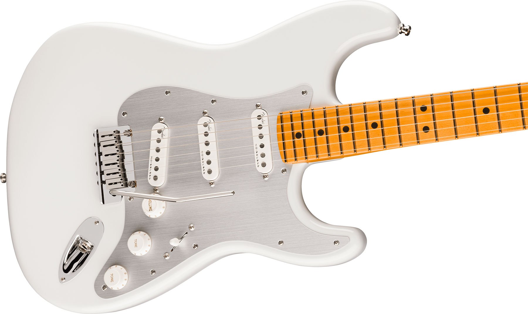 Fender Strat American Ultra Ii Usa Trem 3s Mn - Avalanche - Guitare Électrique Forme Str - Variation 2