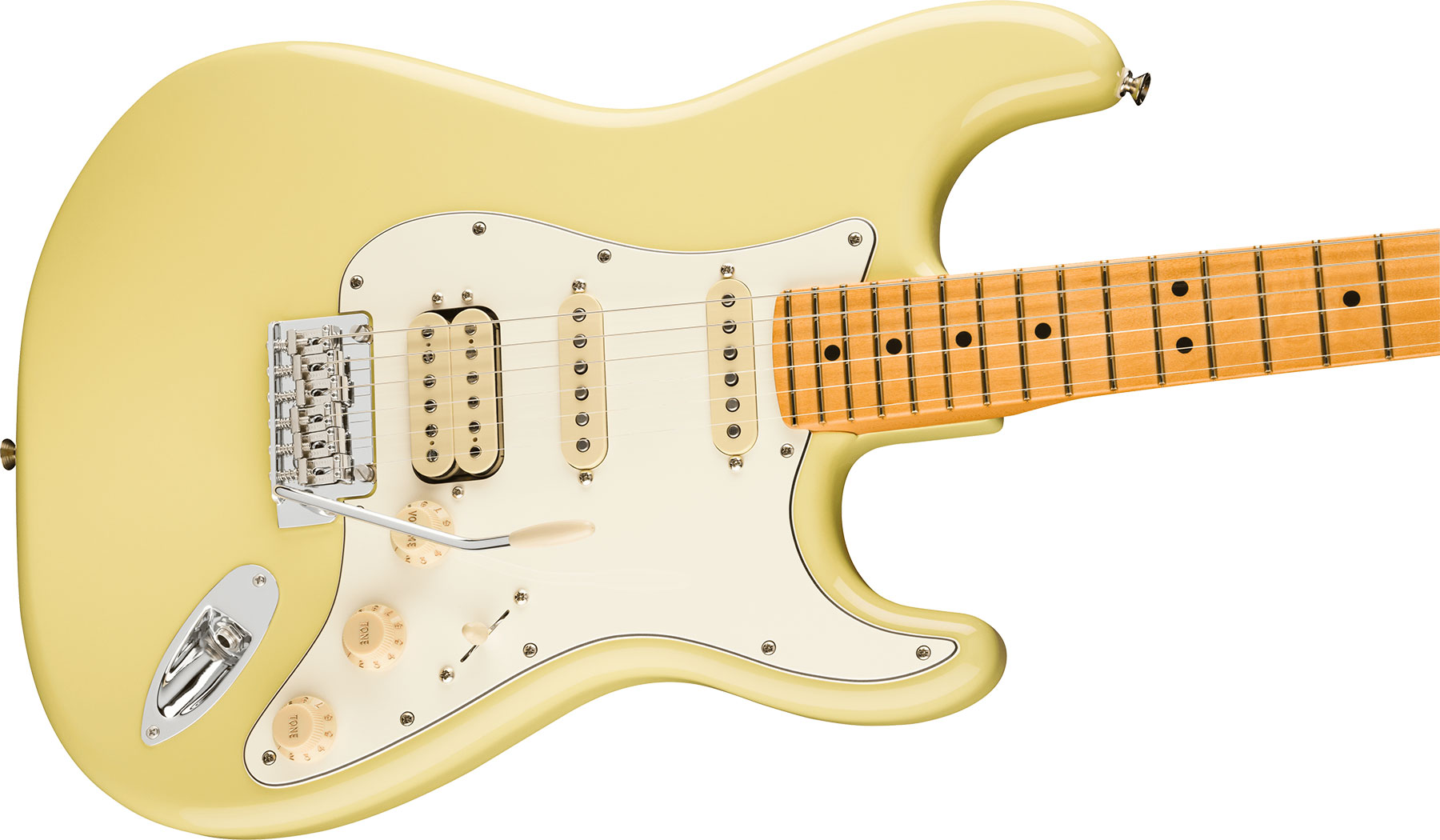 Fender Strat Player Ii Hss Mex Aulne Trem Mn - Hialeah Yellow - Guitare Électrique Forme Str - Variation 2