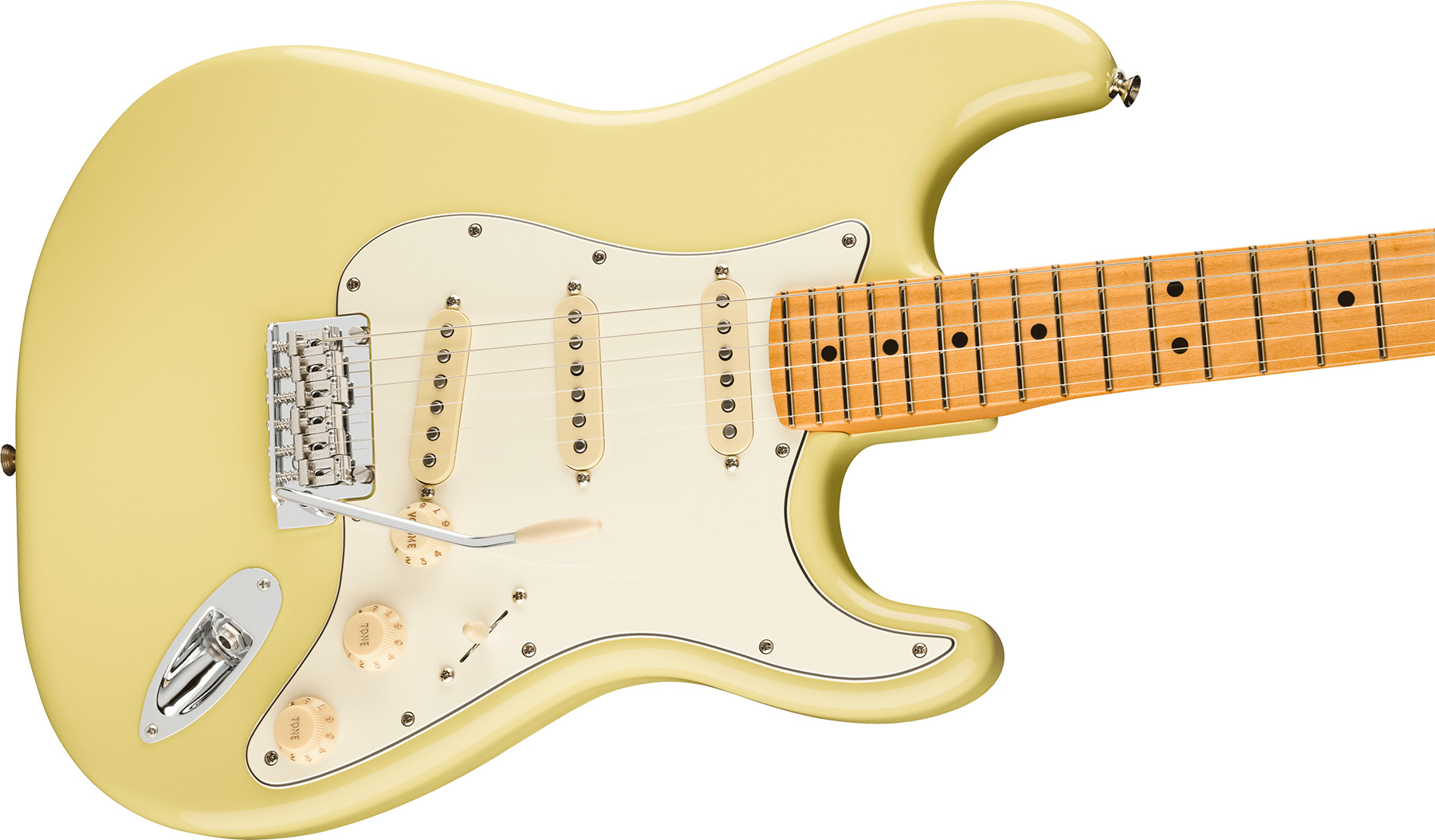 Fender Strat Player Ii Mex Aulne 3s Trem Mn - Hialeah Yellow - Guitare Électrique Forme Str - Variation 2