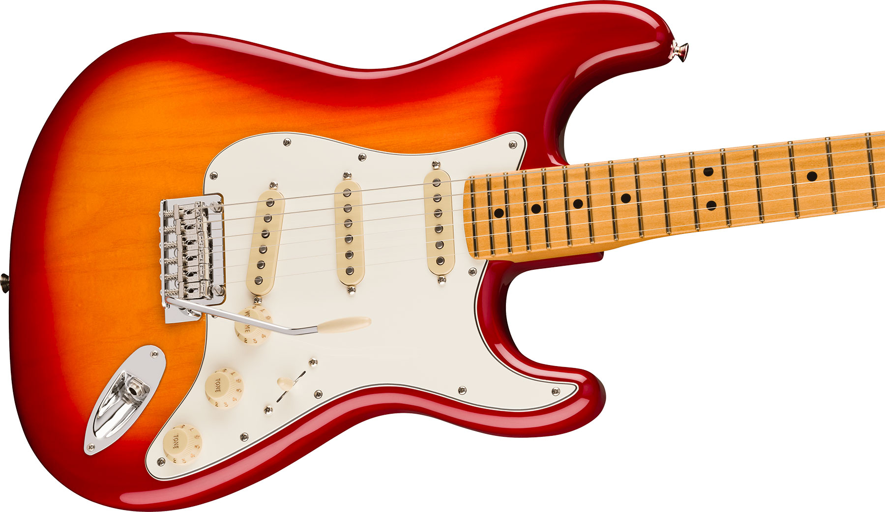 Fender Strat Player Ii Mex Frene 3s Trem Mn - Aged Cherry Burst - Guitare Électrique Forme Str - Variation 2