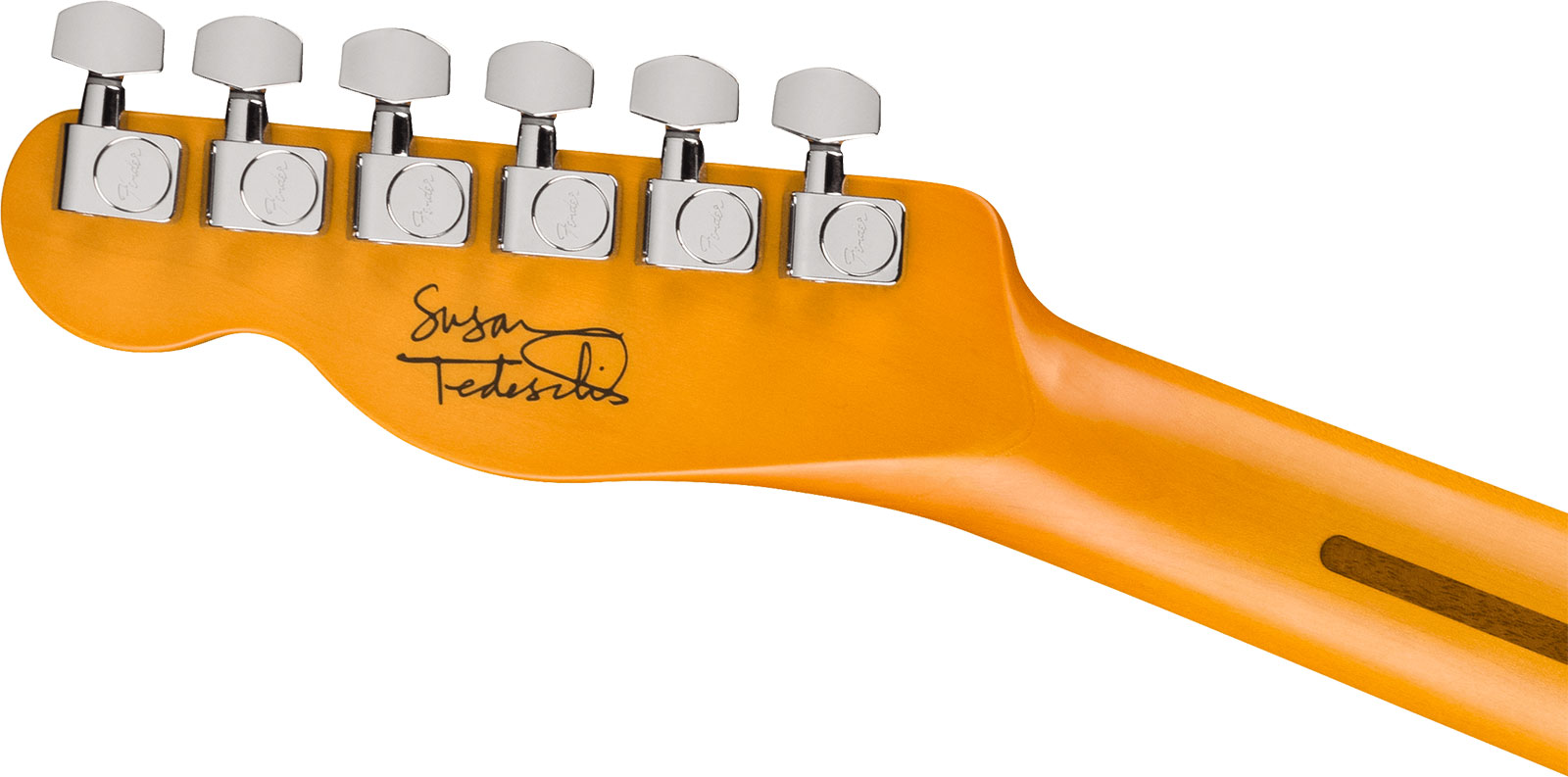 Fender Susan Tedeschi Tele Usa Signature 2s Ht Rw - Aged Caribbean Mist - Guitare Électrique Forme Tel - Variation 4