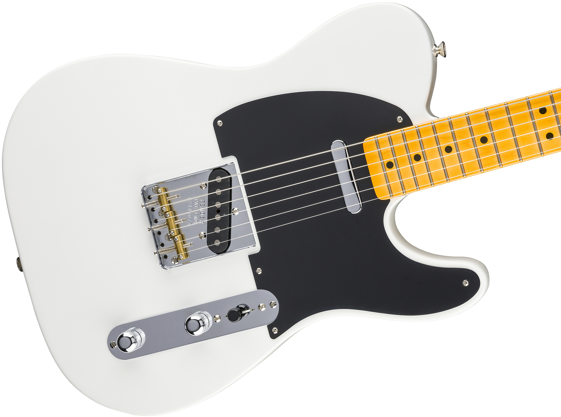 Fender Tele 1952 American Vintage Ii Ltd Usa 2s Ht Mn - Prototype White - Guitare Électrique Forme Tel - Variation 2