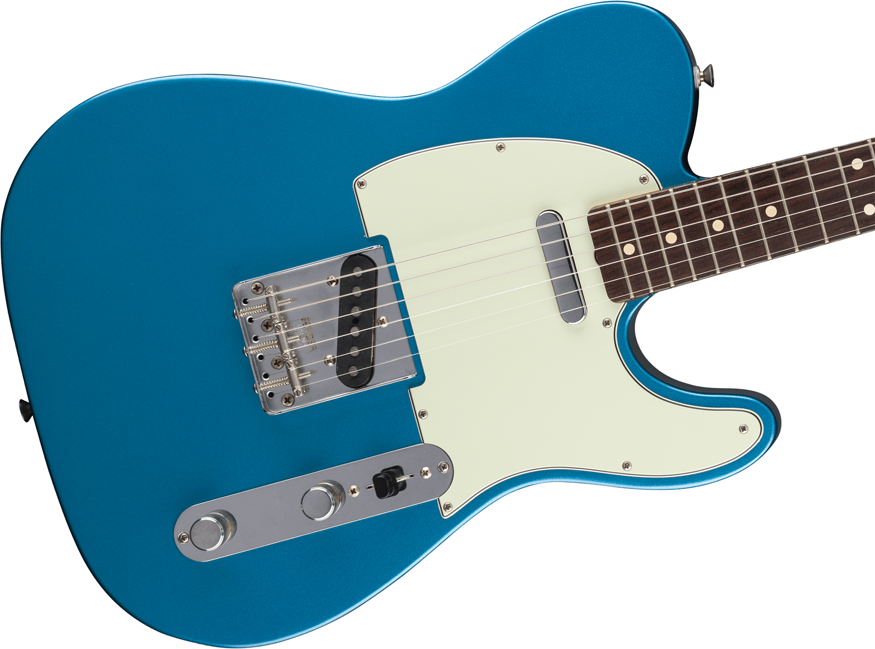 Fender Tele 60s Road Worn Vintera 2 Ltd Mex 2s Ht Rw - Lake Placid Blue - Guitare Électrique Forme Tel - Variation 2