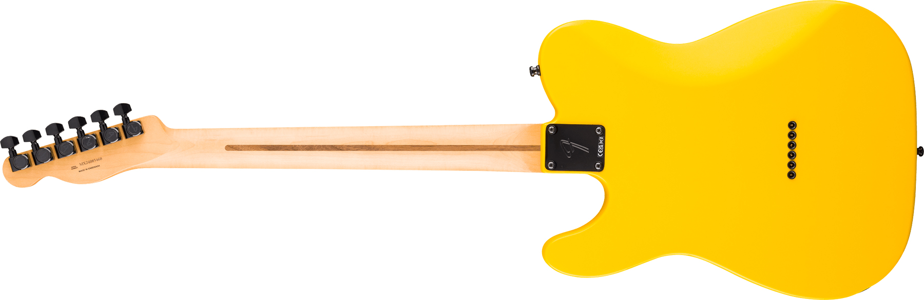 Fender Tele Advanced Hh Player Ltd Mex 2h Seymour Duncan Eb - Ferrari Yellow - Guitare Électrique Forme Tel - Variation 1