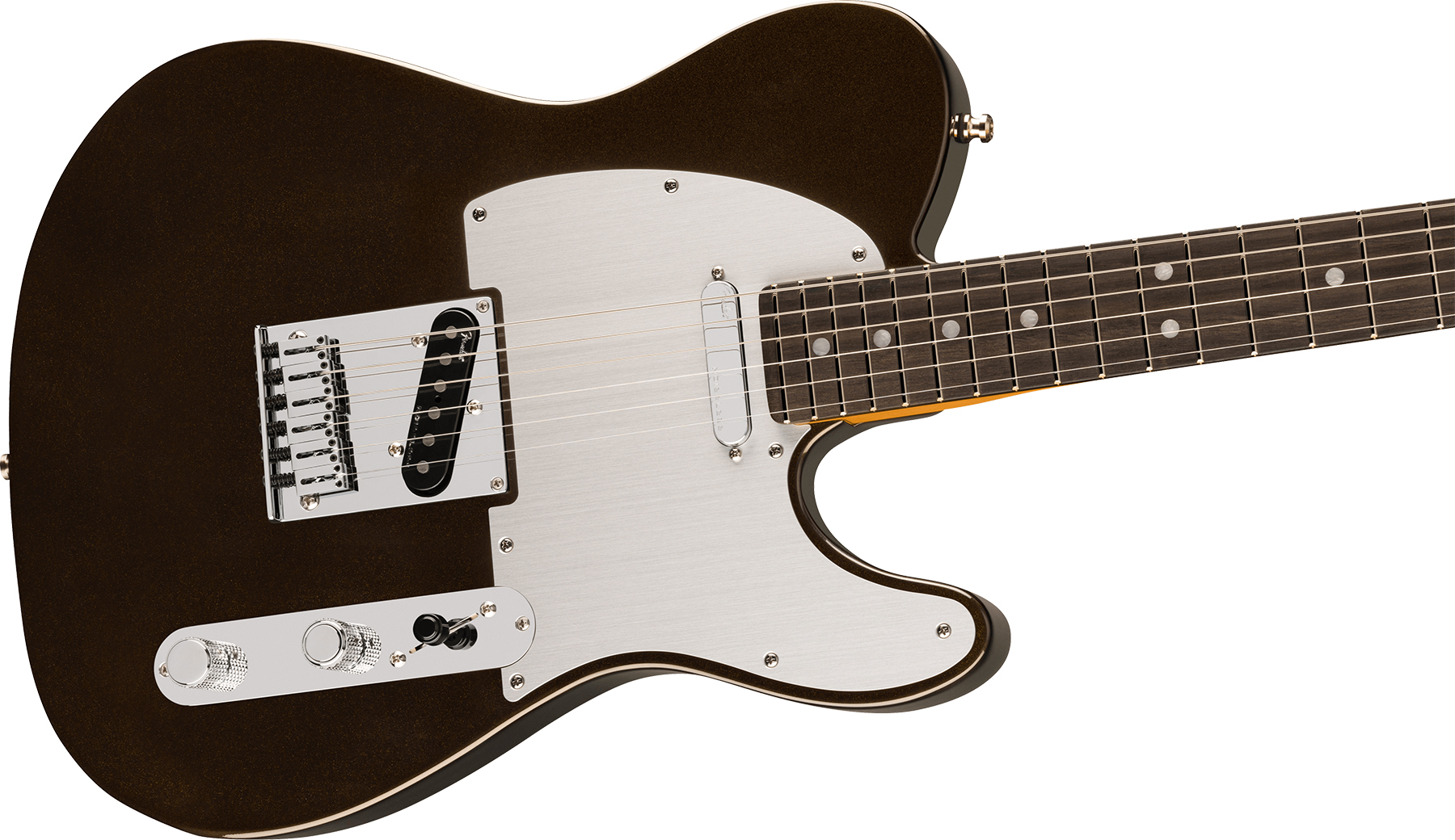 Fender Tele American Ultra Ii Usa 2s Ht Eb - Texas Tea - Guitare Électrique Forme Str - Variation 2