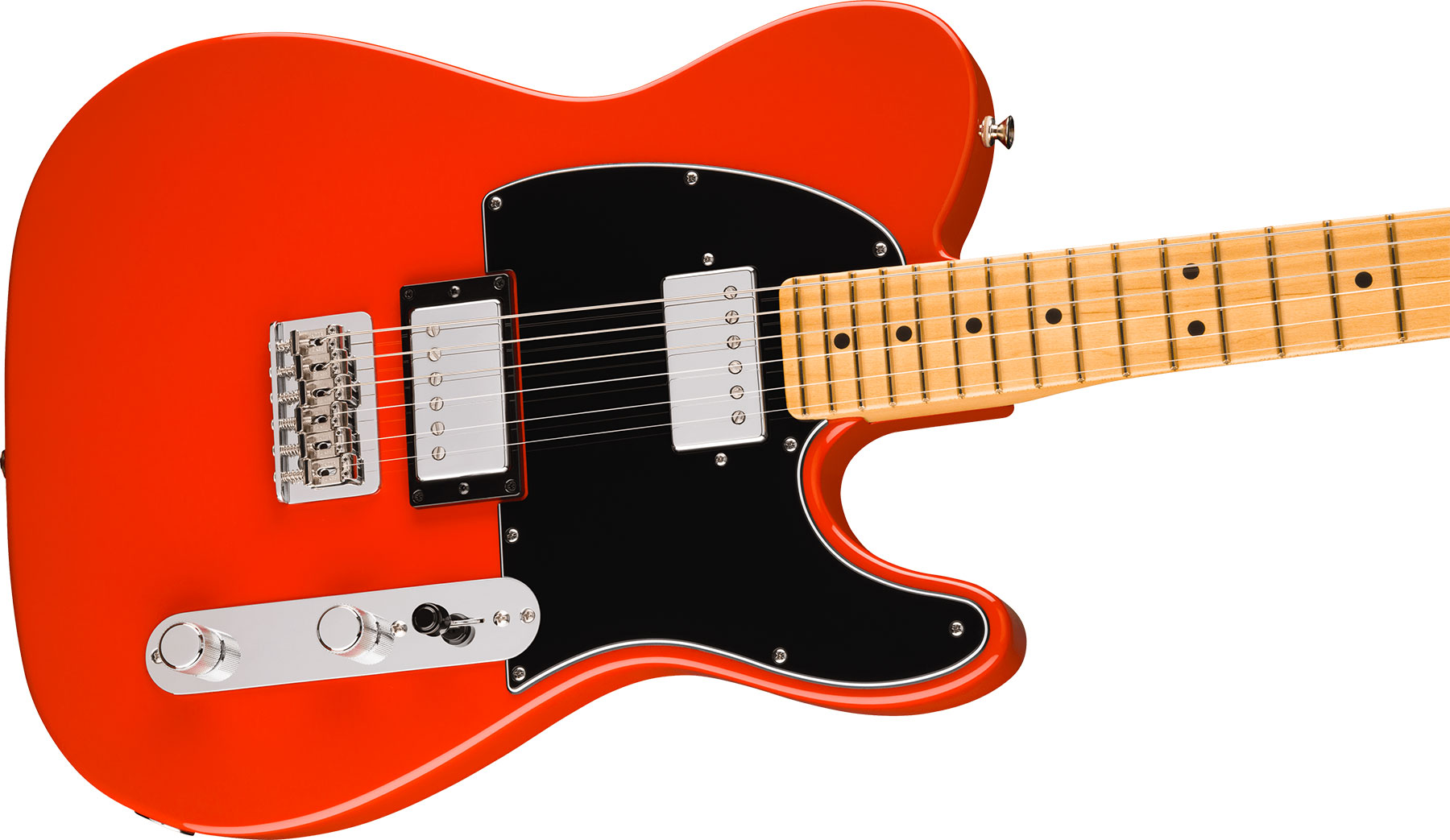 Fender Tele Player Ii Hh Mex 2h Ht Mn - Coral Red - Guitare Électrique Forme Tel - Variation 2