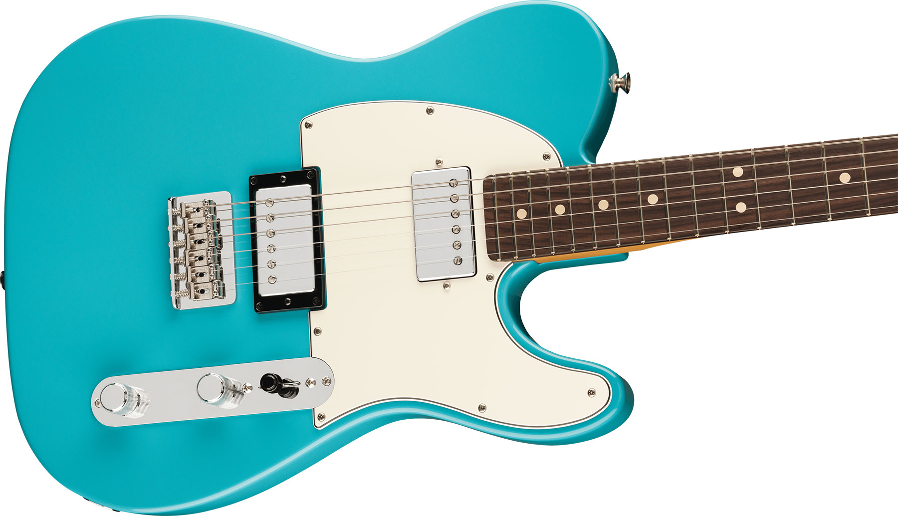 Fender Tele Player Ii Hh Mex 2h Ht Rw - Aquatone Blue - Guitare Électrique Forme Tel - Variation 2