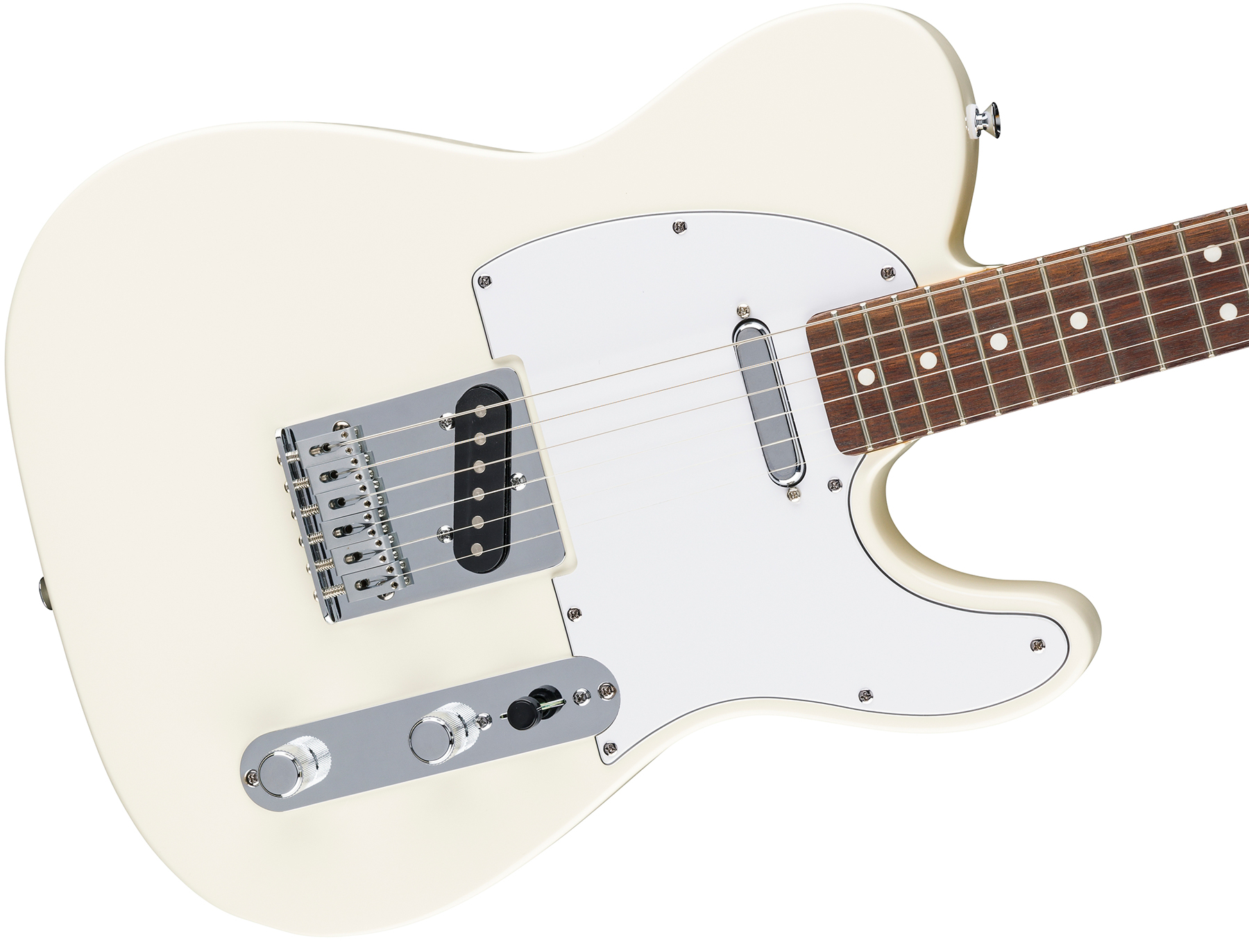 Fender Tele Standard Mex 2s Ht Lau - Olympic White - Guitare Électrique Forme Tel - Variation 2