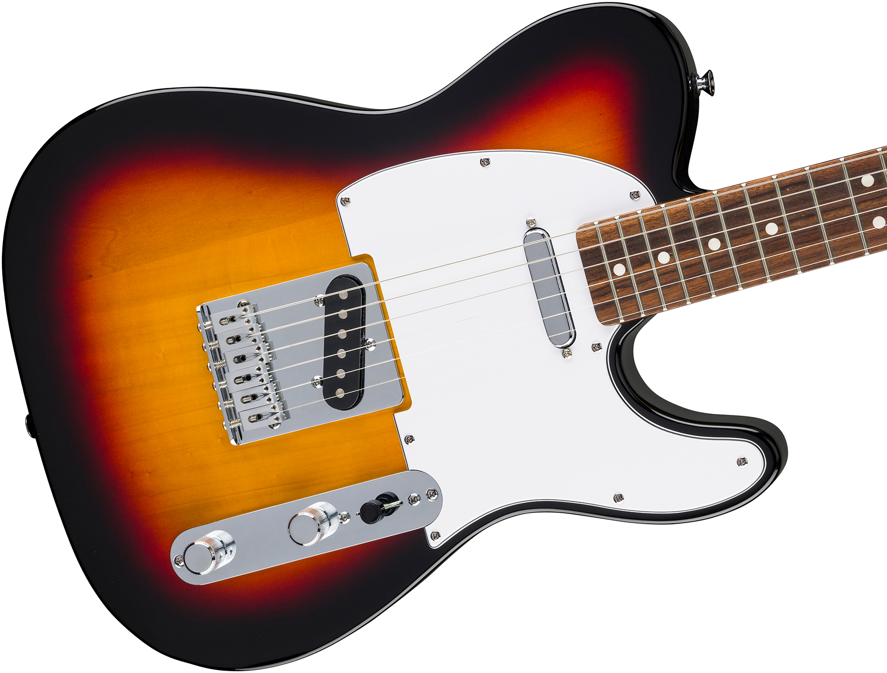 Fender Tele Standard Mex 2s Ht Lau - 3-color Sunburst - Guitare Électrique Forme Tel - Variation 2