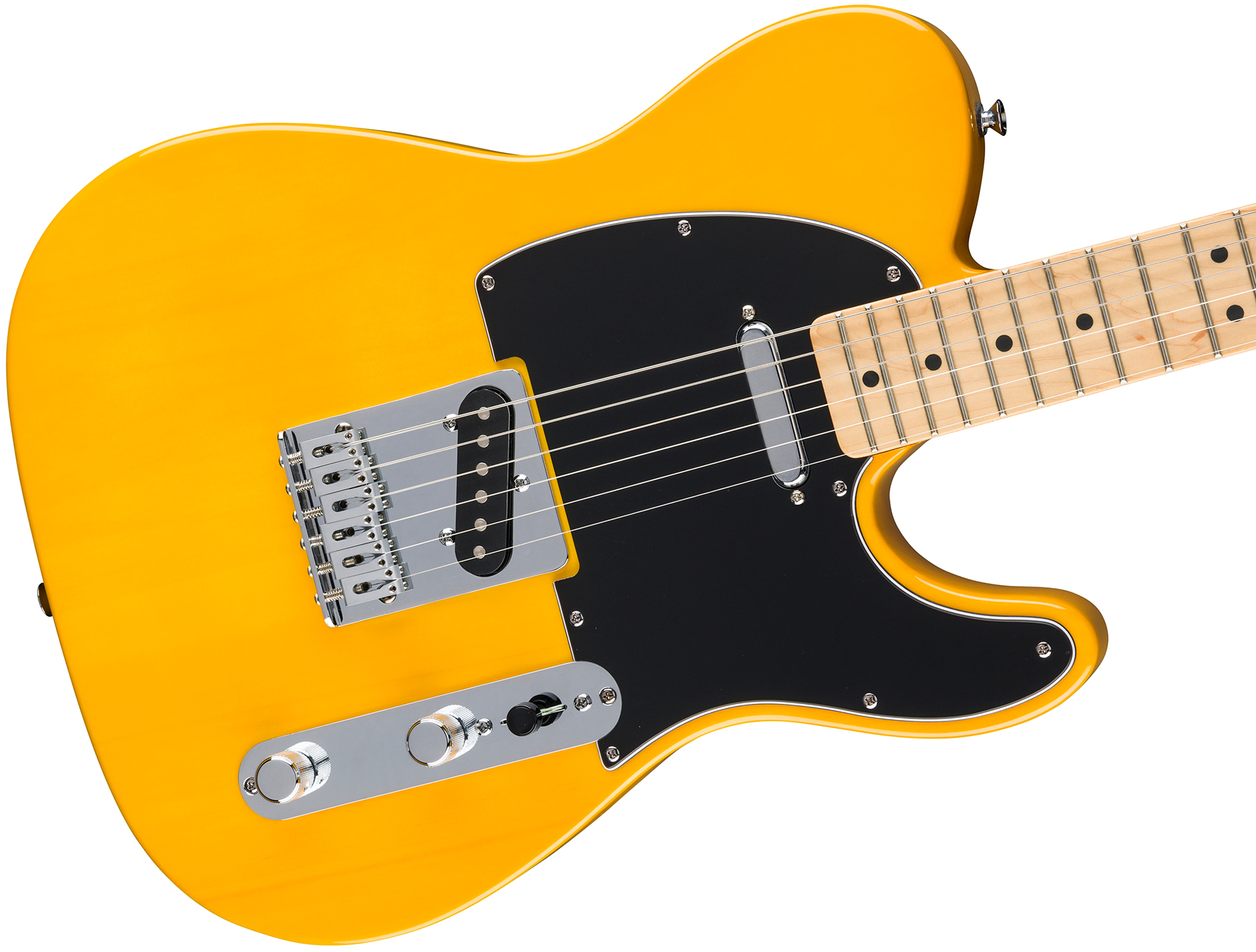 Fender Tele Standard Mex 2s Ht Mn - Butterscotch Blonde - Guitare Électrique Forme Tel - Variation 2