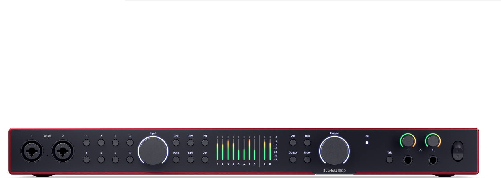 Focusrite Scarlett 18i20 De 4e Generation - Carte Son Usb - Main picture