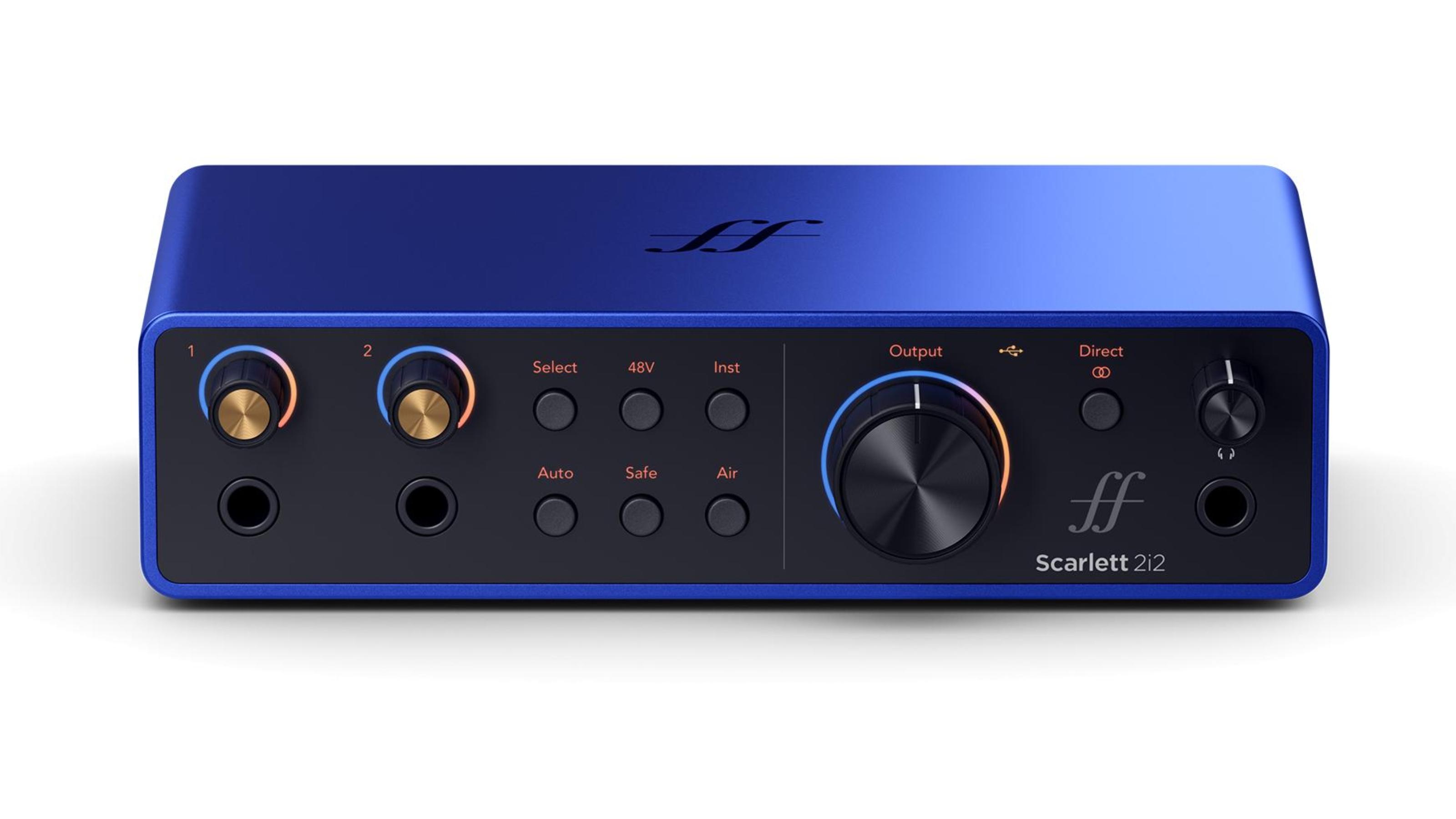 Carte son usb Focusrite SCARLETT 2i2 G4 AE Blue