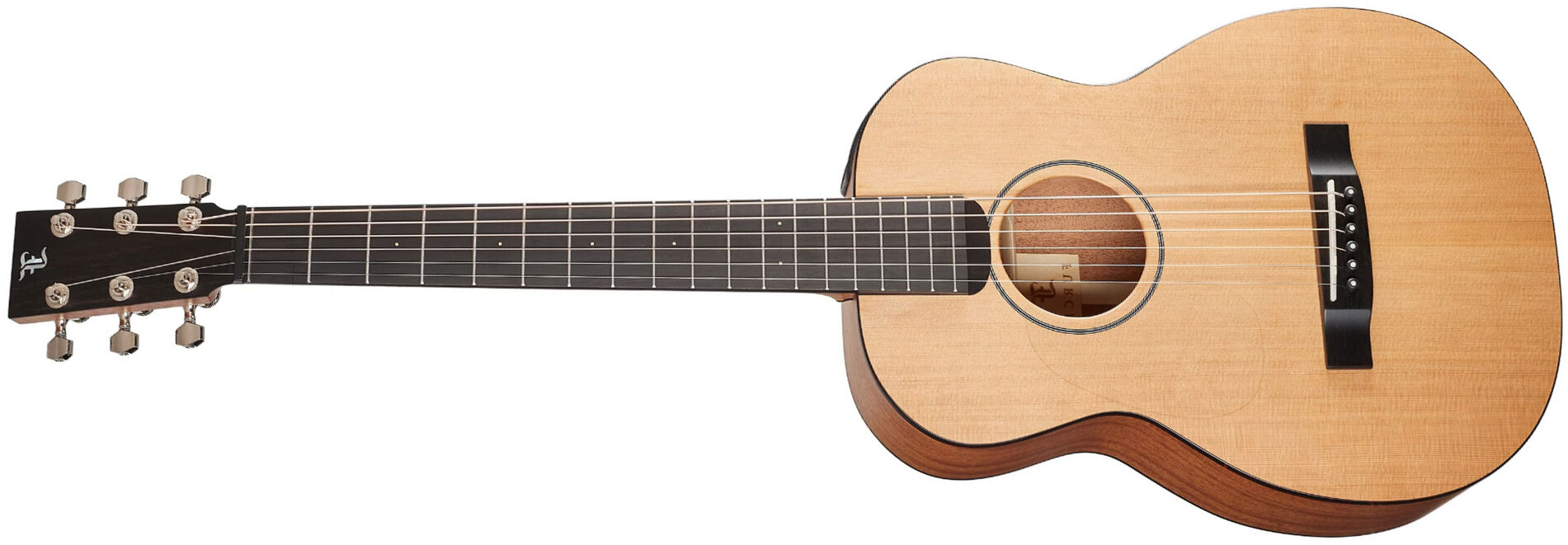 Furch Little Jane Lj 10-cm Lrb1 Lh Travel Gaucher Shsc Cedre Acajou Eb - Natural Open-pore - Guitare Folk - Main picture