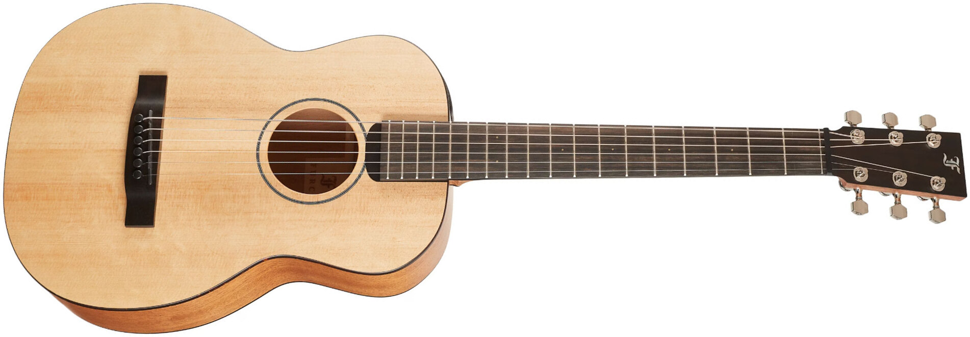 Furch Little Jane Lj 10-sm Travel Shsc Epicea Acajou Eb - Natural Open-pore - Guitare Folk - Main picture