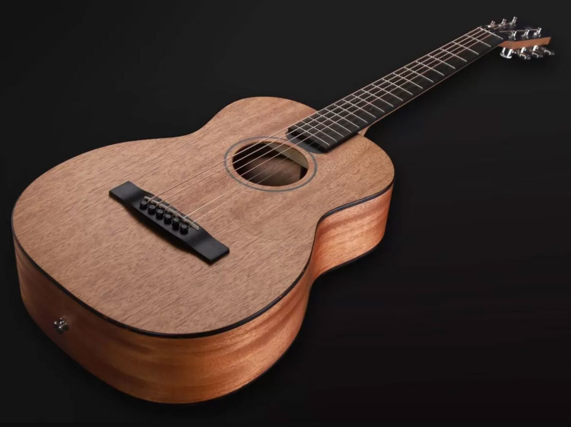 Furch Little Jane Lj 10-mm Travel Shsc Tout Acajou Eb - Natural Open-pore - Guitare Folk - Variation 2