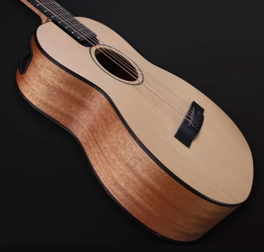 Furch Little Jane Lj 10-sm Travel Shsc Epicea Acajou Eb - Natural Open-pore - Guitare Folk - Variation 12