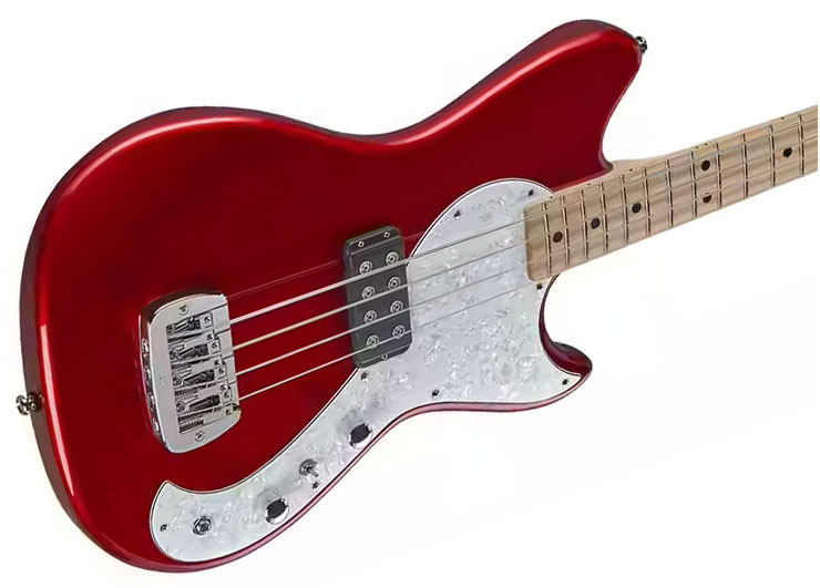 G&l Fallout Shortscale Bass Tribute Shsc Rw - Candy Apple Red - Basse Électrique Solid Body - Variation 2