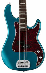 Basse électrique solid body G&l Tribute LB 100 (RW) - Emerald blue metallic