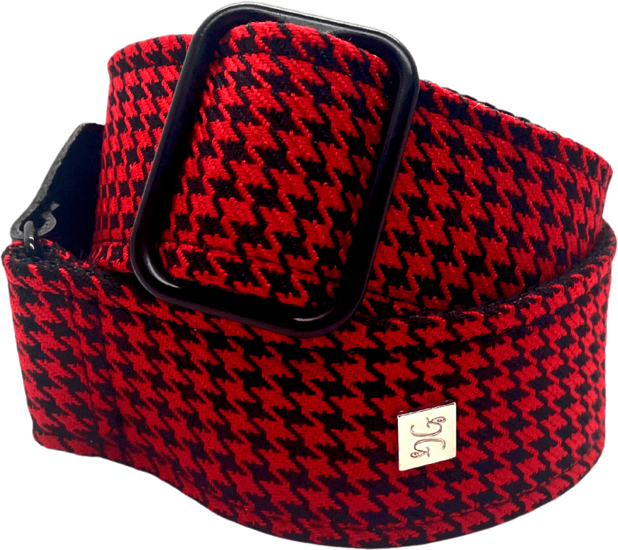 Get M Get M Fly Hounds Tooth Red - Sangle Courroie - Main picture