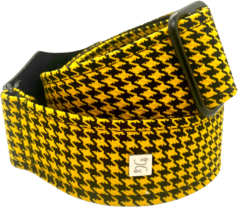 Get M Get M Fly Hounds Tooth Yellow - Sangle Courroie - Main picture