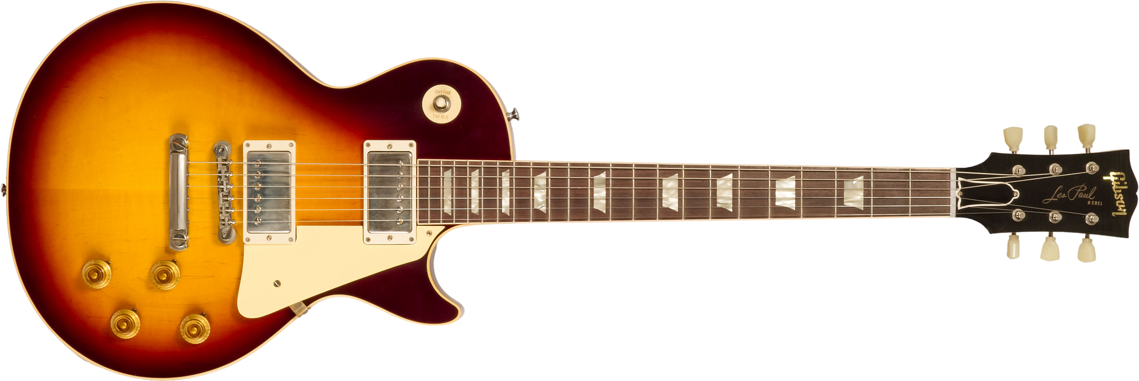 Gibson Custom Shop Les Paul Standard 1958 2h Ht Rw #831395 - Murphy Lab Ultra Light Aged Bourbon Burst - Guitare Électrique Single Cut - Main picture