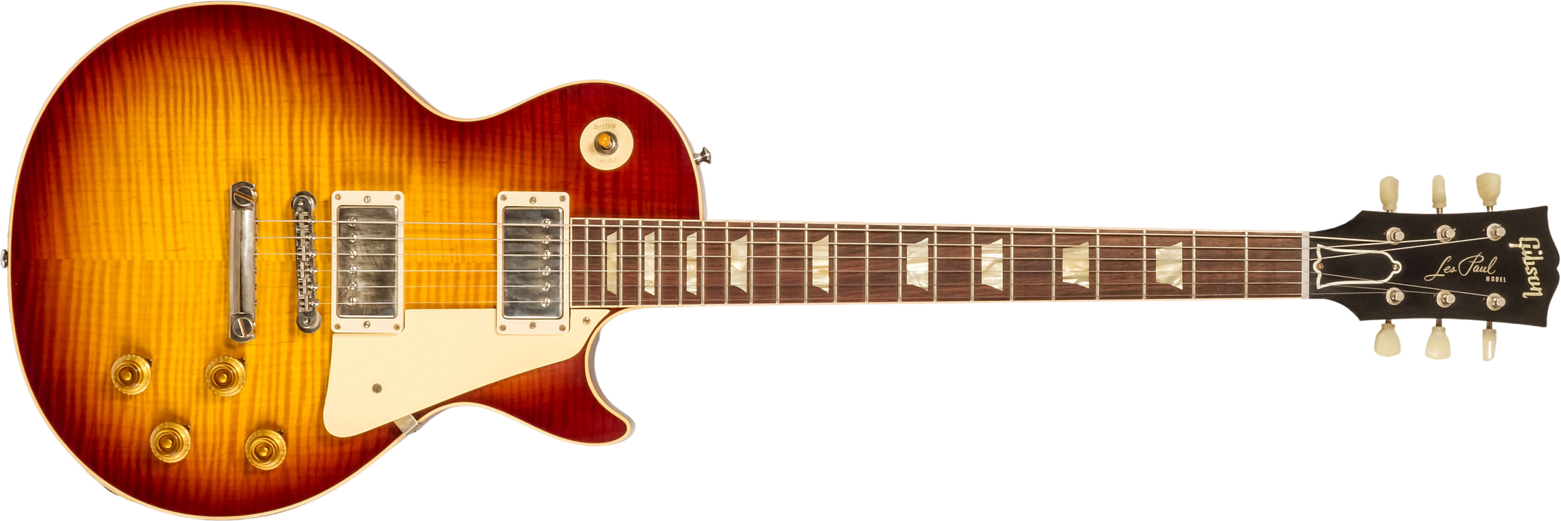 Gibson Custom Shop Les Paul Standard 1959 Reissue 2h Ht Rw #912456 - Vos Iced Tea Burst - Guitare Électrique Single Cut - Main picture