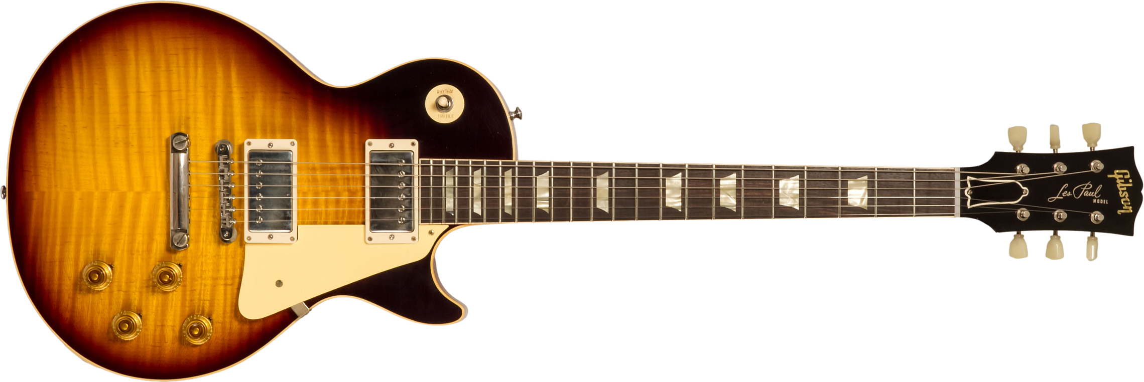 Gibson Custom Shop M2m Les Paul Standard 1959 2h Ht Rw #932147 - Murphy Lab Ultra Light Aged Kindred Burst - Guitare Électrique Single Cut - Main pict