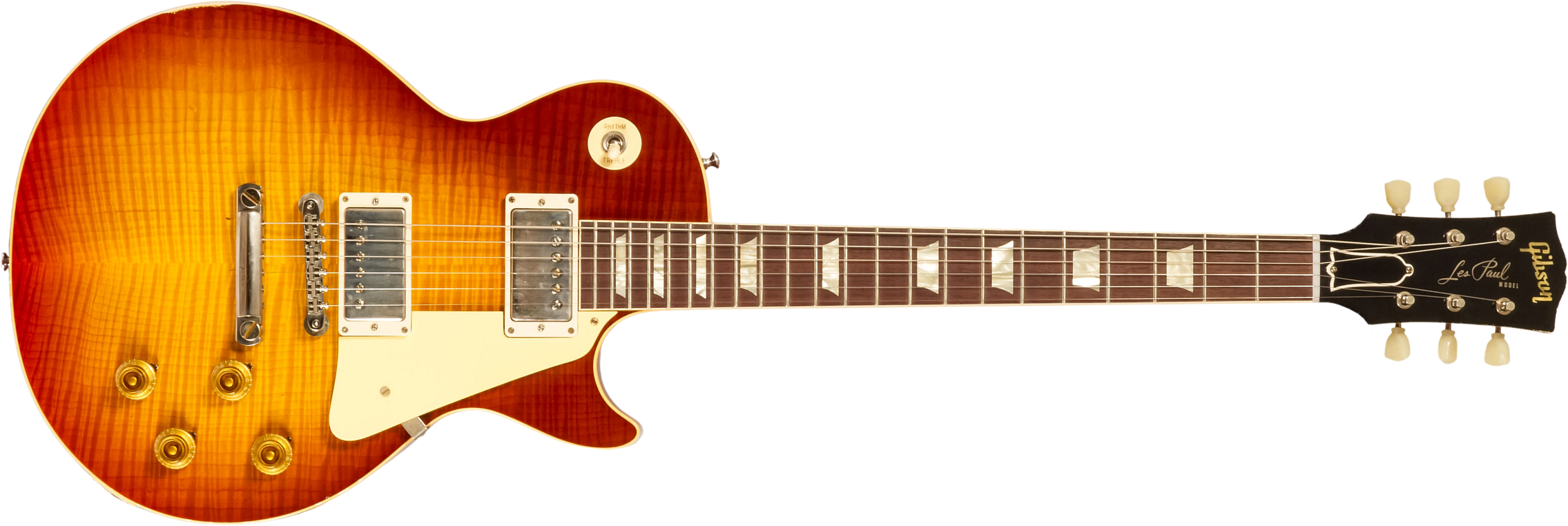 Gibson Custom Shop M2m Les Paul Standard 1959 2h Ht Rw #932609 - Murphy Lab Light Aged Royal Tea Burst - Guitare Électrique Single Cut - Main picture