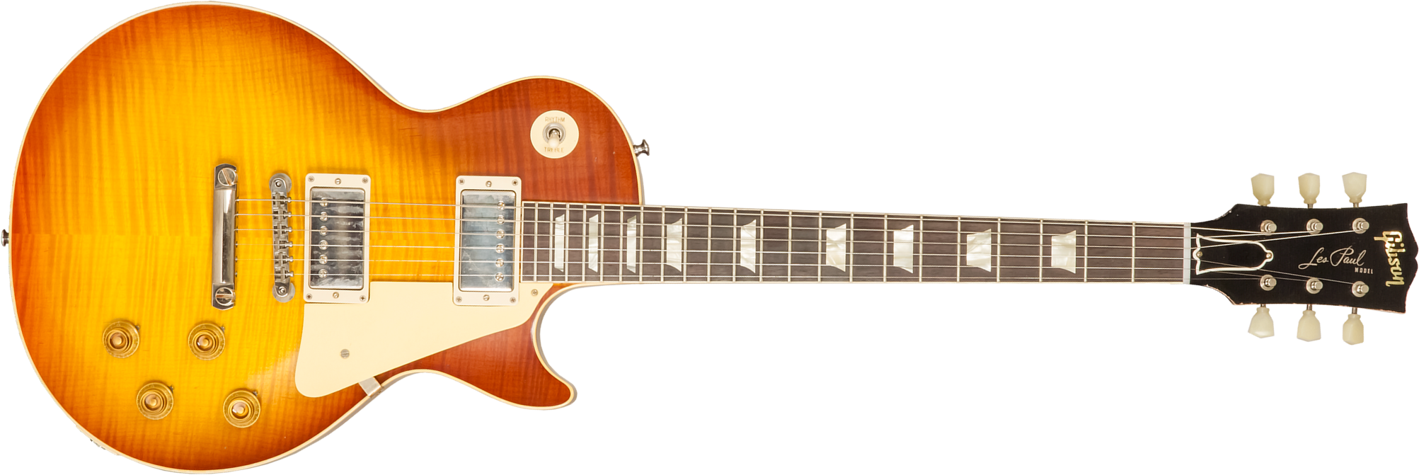 Gibson Custom Shop M2m Les Paul Standard 1959 2h Ht Rw #94898 - Murphy Lab Light Aged Royal Tea Burst - Guitare Électrique Single Cut - Main picture