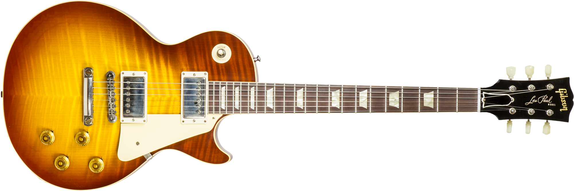 Gibson Custom Shop M2m Les Paul Standard 1959 Reissue 2h Ht Rw #932122 - Murphy Lab Ultra Light Aged Royal Teaburst - Guitare Électrique Single Cut - 