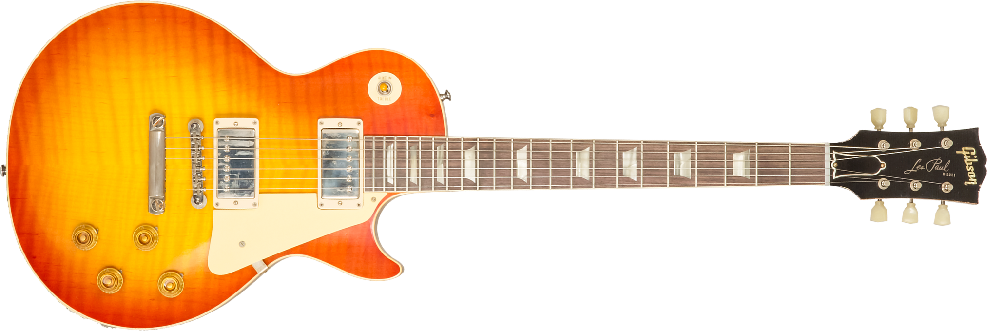 Gibson Custom Shop M2m Les Paul Standard 1959 Reissue 2h Ht Rw #941225 - Murphy Lab Light Aged Sunrise Tea Burst - Guitare Électrique Single Cut - Mai