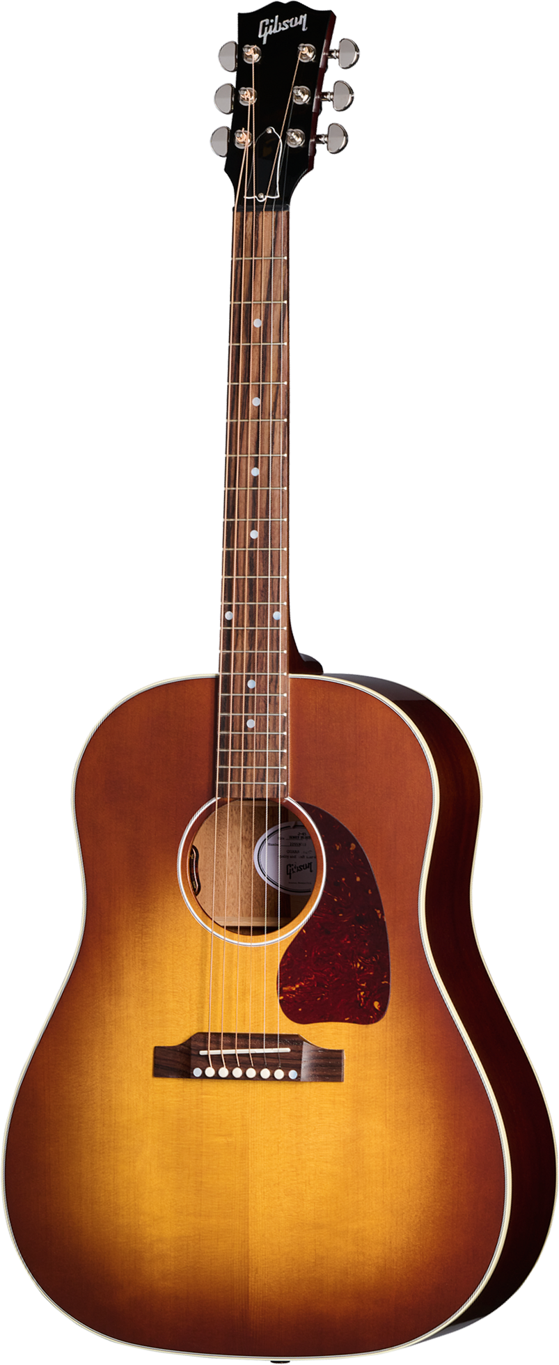 Gibson J-45 Standard Modern Dreadnought Epicea Acajou Rw - Vos Honey Burst - Guitare Folk - Main picture