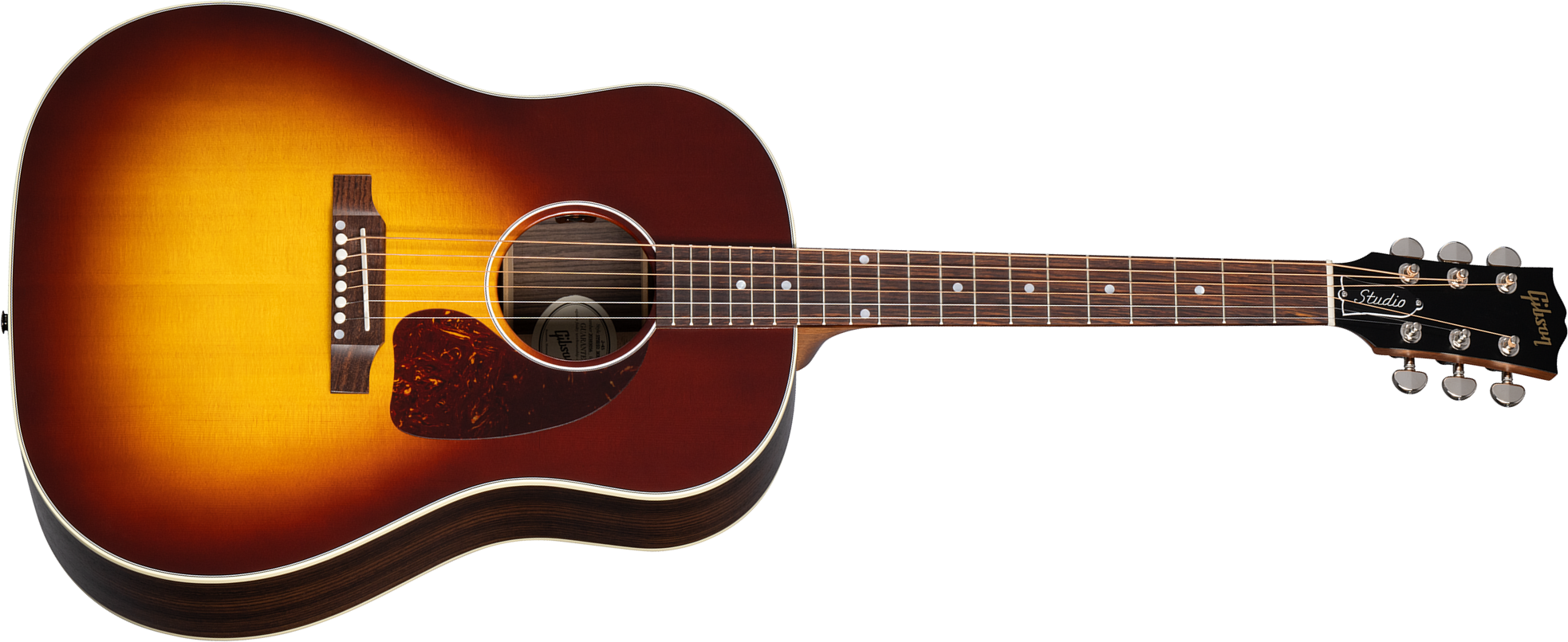 Gibson J-45 Studio Rosewood Modern 2024 Dreadnought Epicea Palissandre Rw - Rosewood Burst - Guitare Folk - Main picture