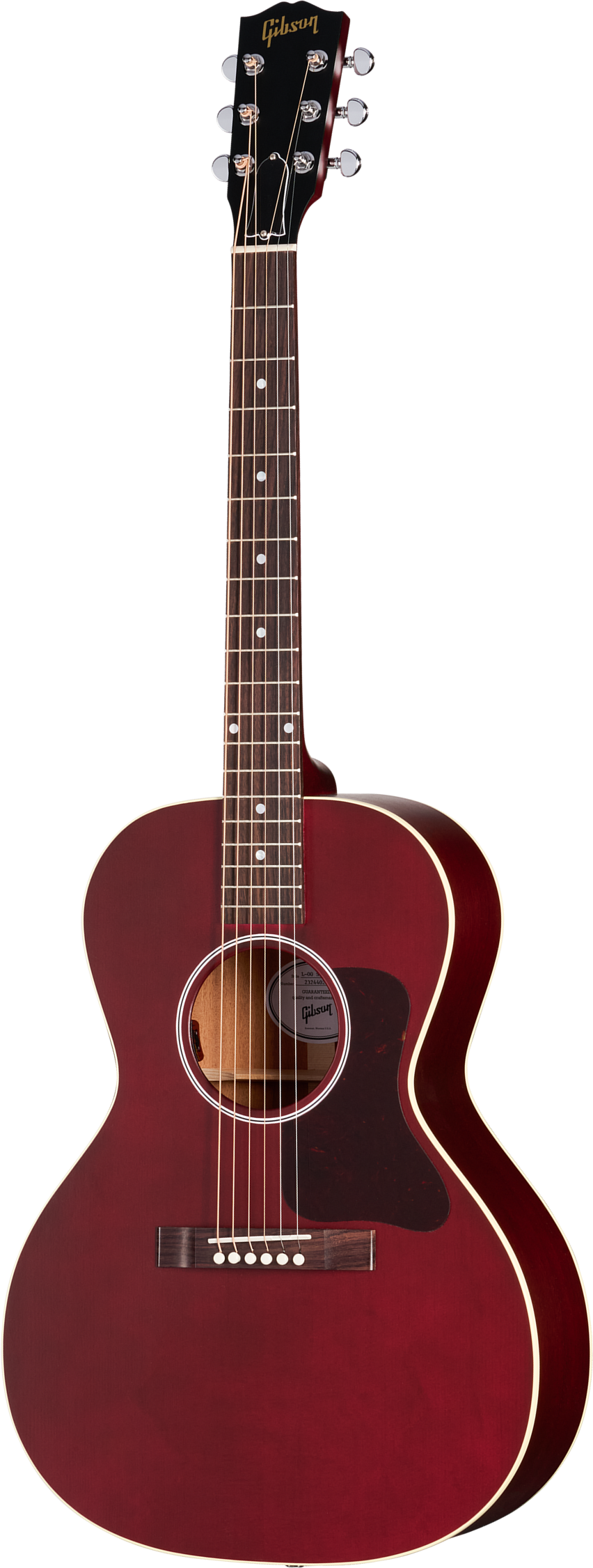 Gibson L-00 Special Modern Parlor Epicea Acajou Rw - Satin Wine Red - Guitare Folk - Main picture